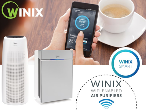 Winix Wifi Air Purifier. Full story at www.cookwith5kids.com