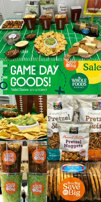 Easy Super Bowl party with Whole Foods Market. Full story at www.cookwith5kids.com