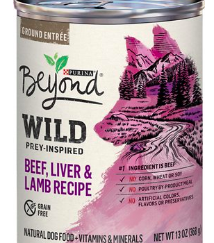 Purina Beyond Wild Prey-Inspired Beef, Liver & Lamb Recipe Canned Dog Food from Chewy.com