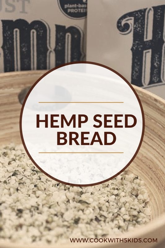 Hemp Seed Bread, full recipe at https://cookwith5kids.com/2011/03/hemp-seed-bread/