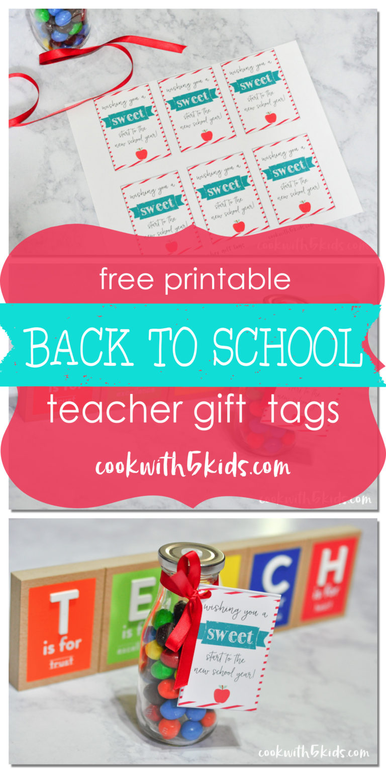 Back to School Shopping Free Printables for Teachers