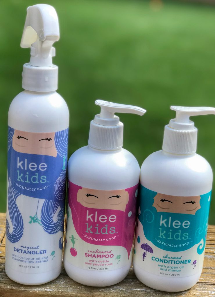 Klee Kids all natural hair products for kids. Part of the back to school survival guide