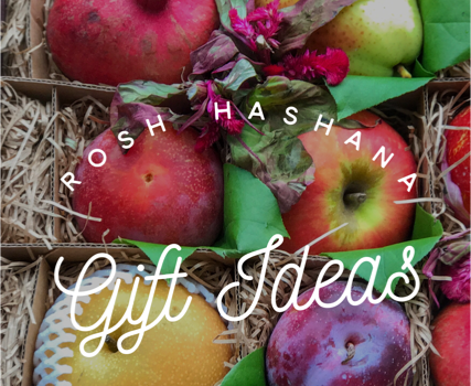 Rosh Hashana fruit basket gift www.cookwith5kids.com