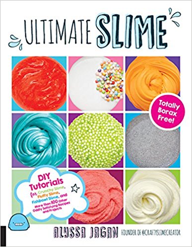 DIY tutorial book on how to make slime, a perfect gift for teens