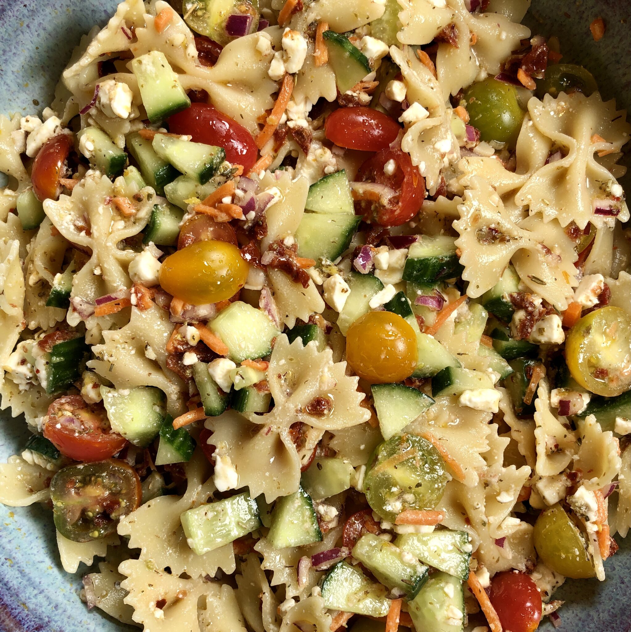 Mediterranean Pasta Salad Cookwith5Kids