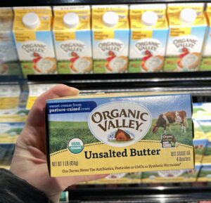 organic valley butter sticks